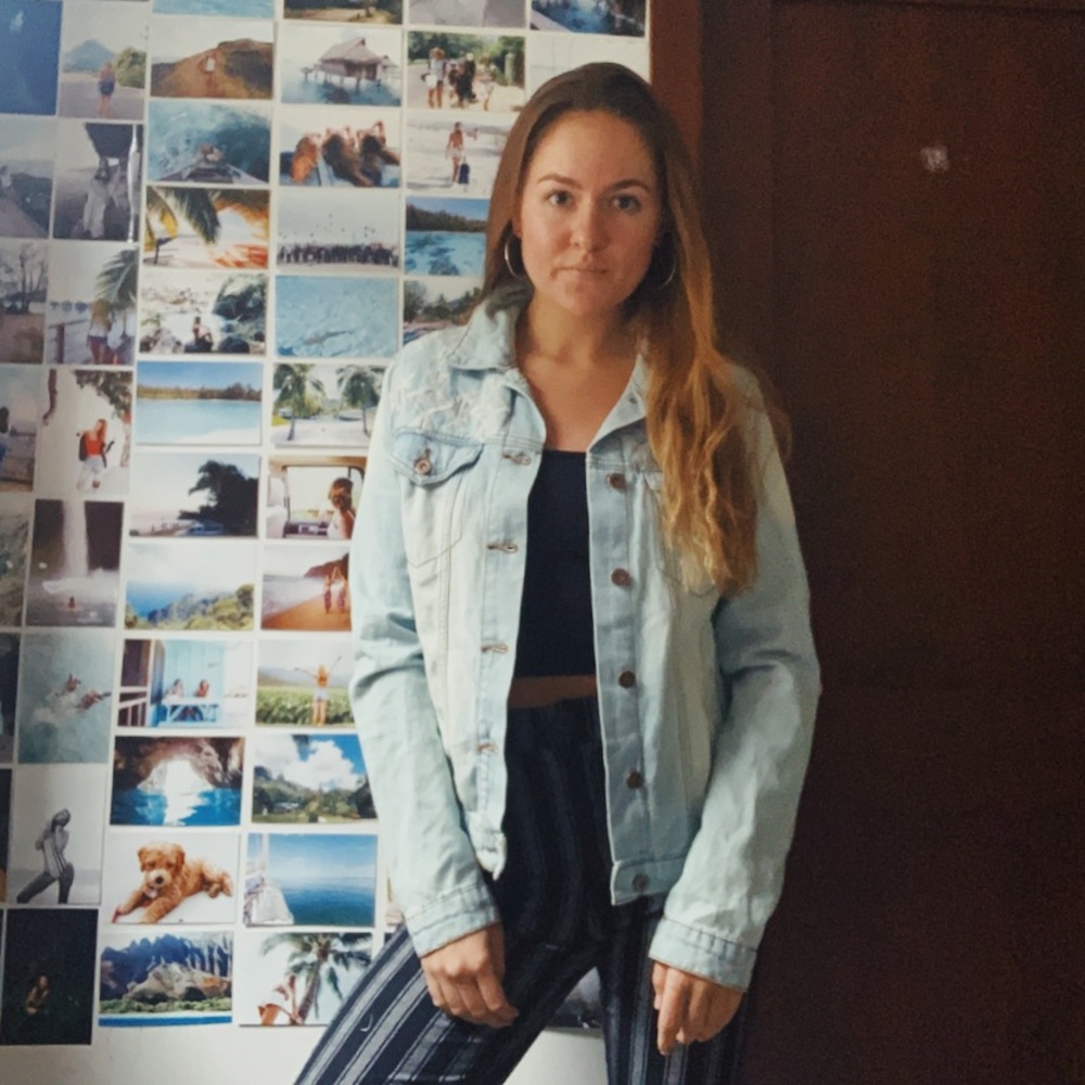 Light blue denim jacket